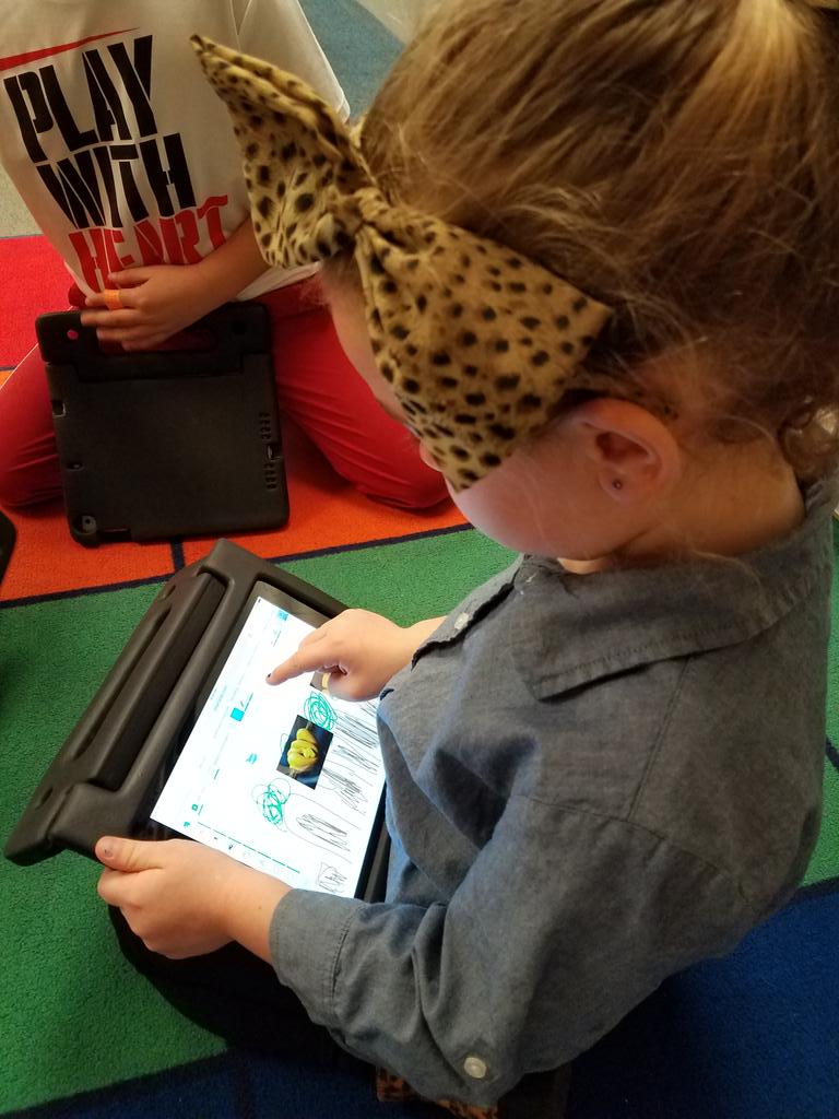 Snyder_gradeK's tweet photo. Kinders using Smartamp to create their own virtual Rainforest! #DLDay #wcpsmd #smithsburgrocks https://t.co/AmkACDzzg9