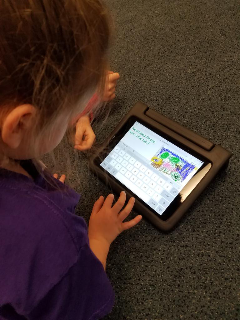 Snyder_gradeK's tweet photo. Kinders using Smartamp to create their own virtual Rainforest! #DLDay #wcpsmd #smithsburgrocks https://t.co/AmkACDzzg9