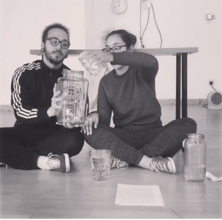 Day 3 of Mixed Grill rehearsals <a href="/RadiantSpace/">Radiant</a> before our performance <a href="/TRPlymouth/">Theatre Royal Plymouth</a> on 6th and 7th March! Here's a little snap from yesterday.