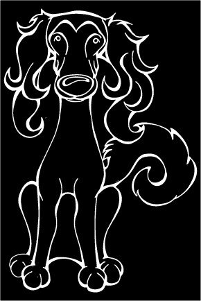 decaldogs's tweet image. Decal Dog of the Day: Saluki, Get a Car Window Sticker. decaldogs.com #dogsoftwitter #Saluki