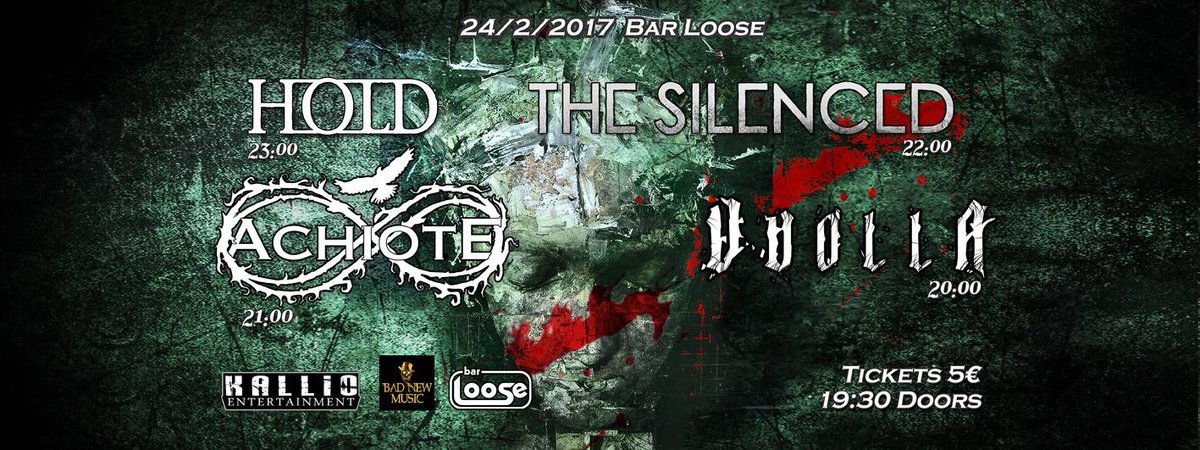 _Undergrounded's tweet photo. Tomorrow #live in #Helsinki Metal Hellfreezer Club #Hold #TheSilenced #Achiote #Vuolla @losingthetrust @Achioteband @BarLooseHEL #MetalSuomi https://t.co/6DhRknYyXp