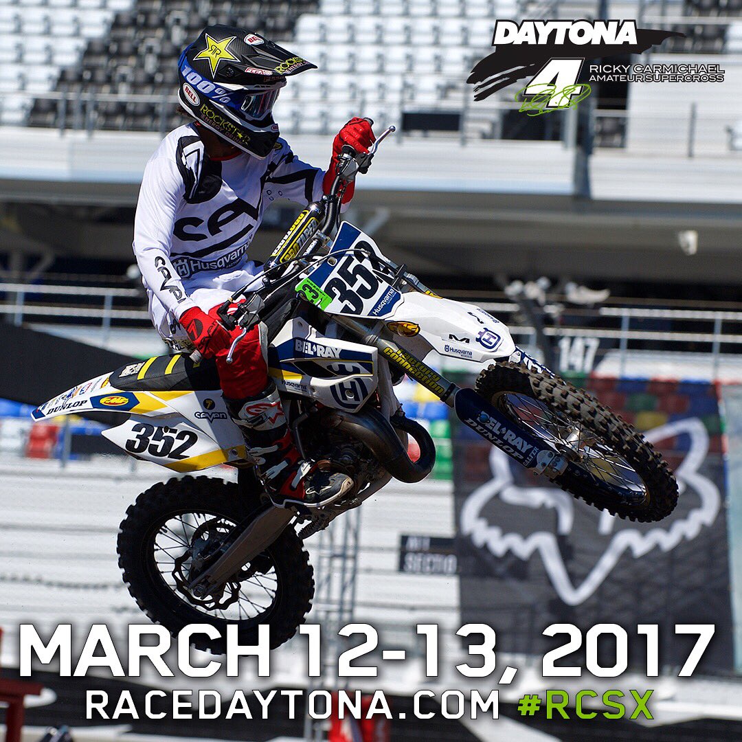 rcsxdaytona's tweet photo. Almost time to go racing! Will you be there?! #RCSX #DaytonaSX #DaytonaBeach #Florida https://t.co/9vPWFufLOs