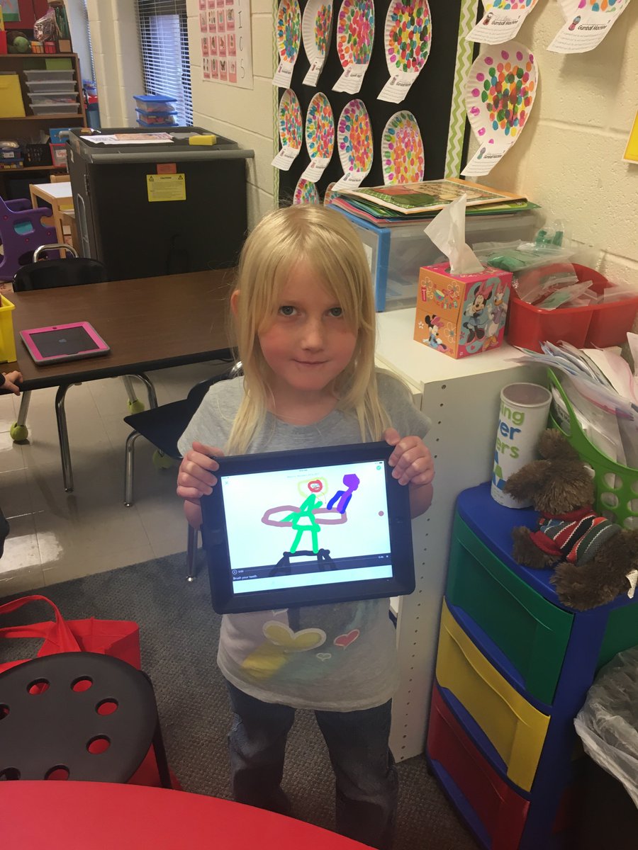 Showing off some great work on Seesaw! #rssDLD@Millbridge