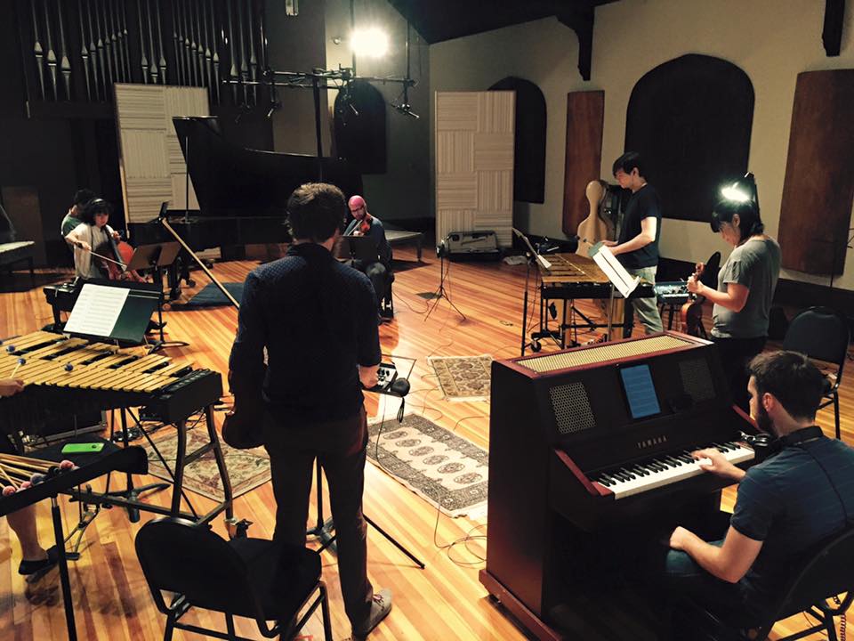 ACMEnewmusic's tweet photo. Photos from recording #ThriveOnRoutine @sonolummusic. Can’t wait to share this music with you tmrw! Pre-order here: https://t.co/MMIQ4QNdwI https://t.co/lpUNU0MrEw