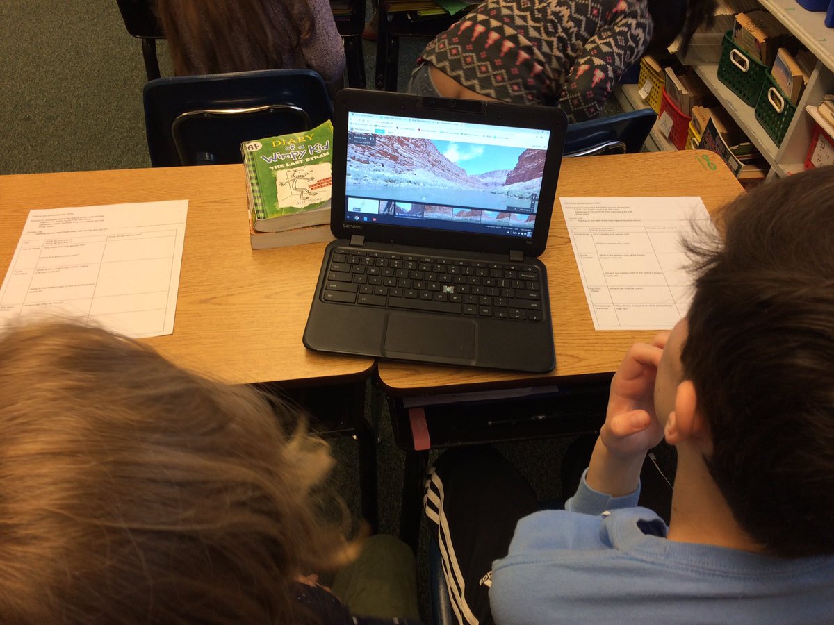 sorensen_acs's tweet photo. #DLDay @mrbrown_acs Ss exploring erosion and rock formation w @googlemaps Grand Canyon Trek. https://t.co/IjrPaZbPjf