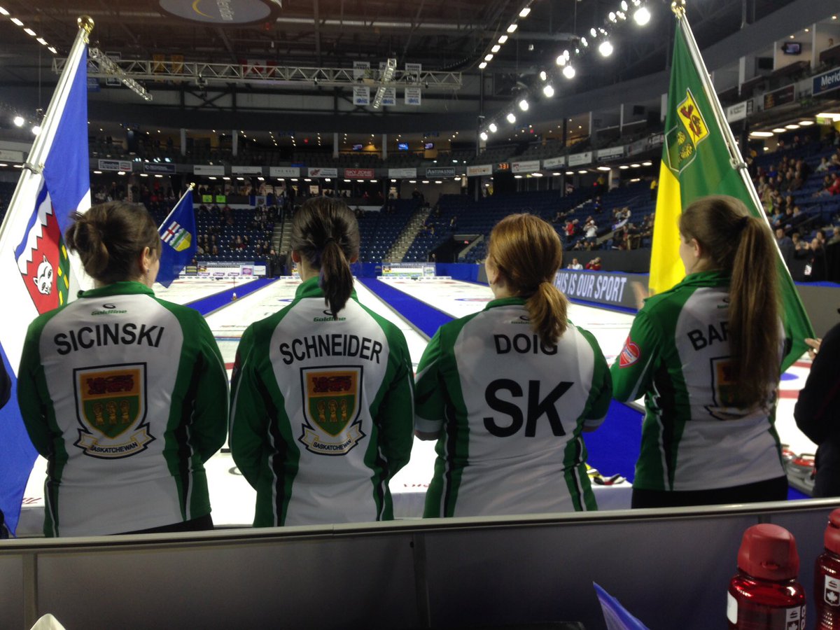CURLSASK's tweet photo. Last full day of round robin at #STOH2017 with SK having the morning off! Check out their Team Blog here: https://t.co/5OSfOISFLR #gosaskgo https://t.co/05bHjCwNmy
