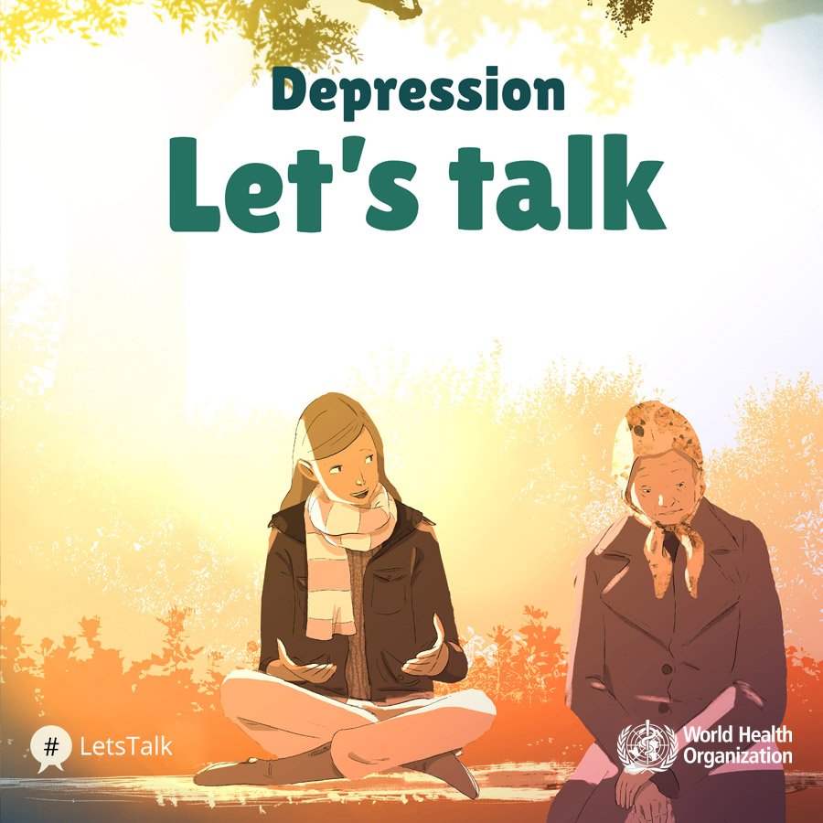The number of people with #depression is increasing. People of all ages suffer from it. #LetsTalk about depression goo.gl/oTeQk6