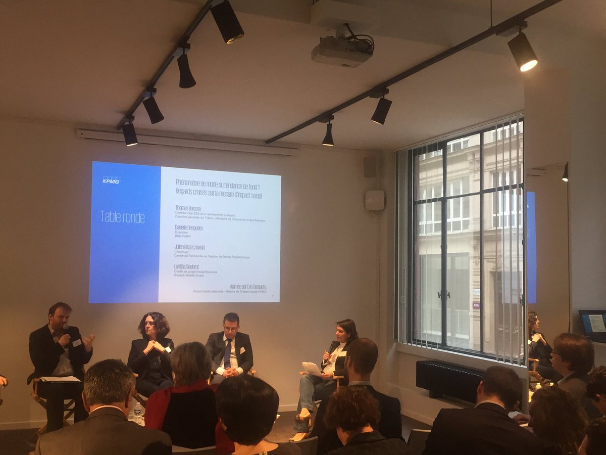 ConvergencesORG's tweet photo. @ConvergencesORG au lancement du Baromètre de la mesure de #impactsocial ! Bravo @KPMG !#socen #impact #ESS https://t.co/xPyKUuZIQI