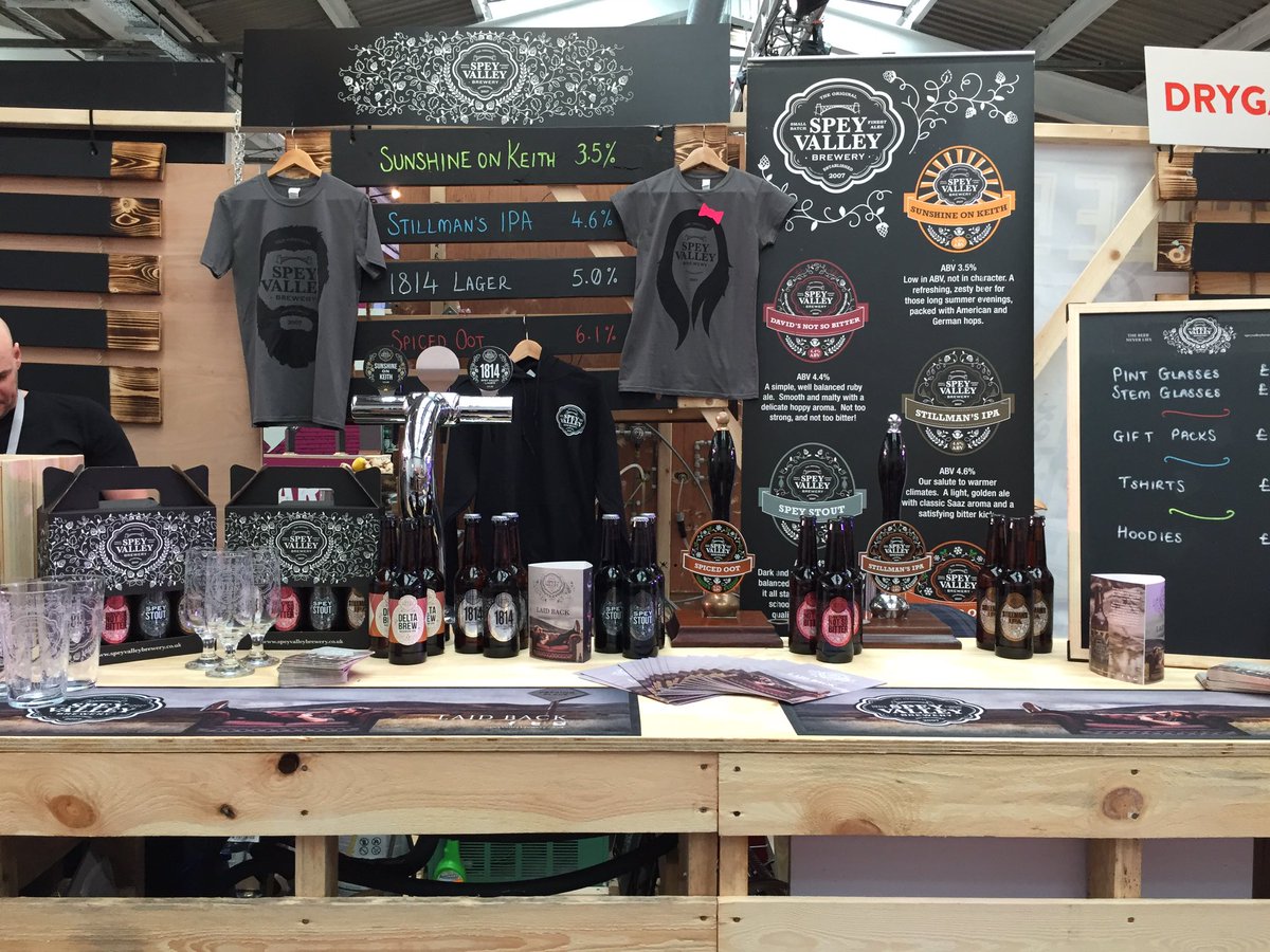 plumbumdave's tweet photo. Ready and raring to go! Come say hi and try some @speyvalleybeers #CBR17 https://t.co/CmVYacCLwq