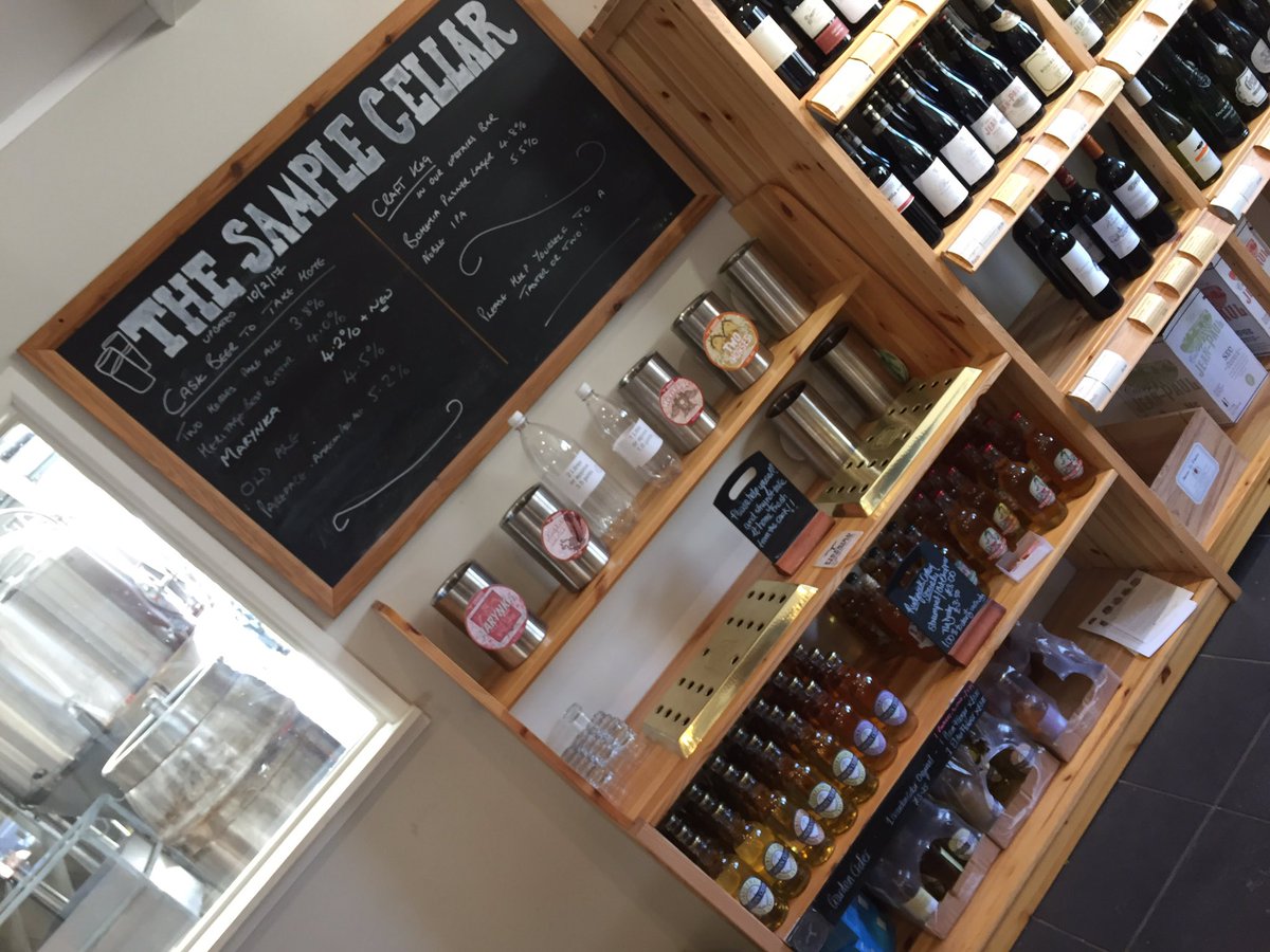 Alepundits's tweet photo. @FirebirdBrewing ... Great little shop. Great service and some fantastic samplers!! We may have walked away with a few cartons 😬 https://t.co/jJTJgXRouY