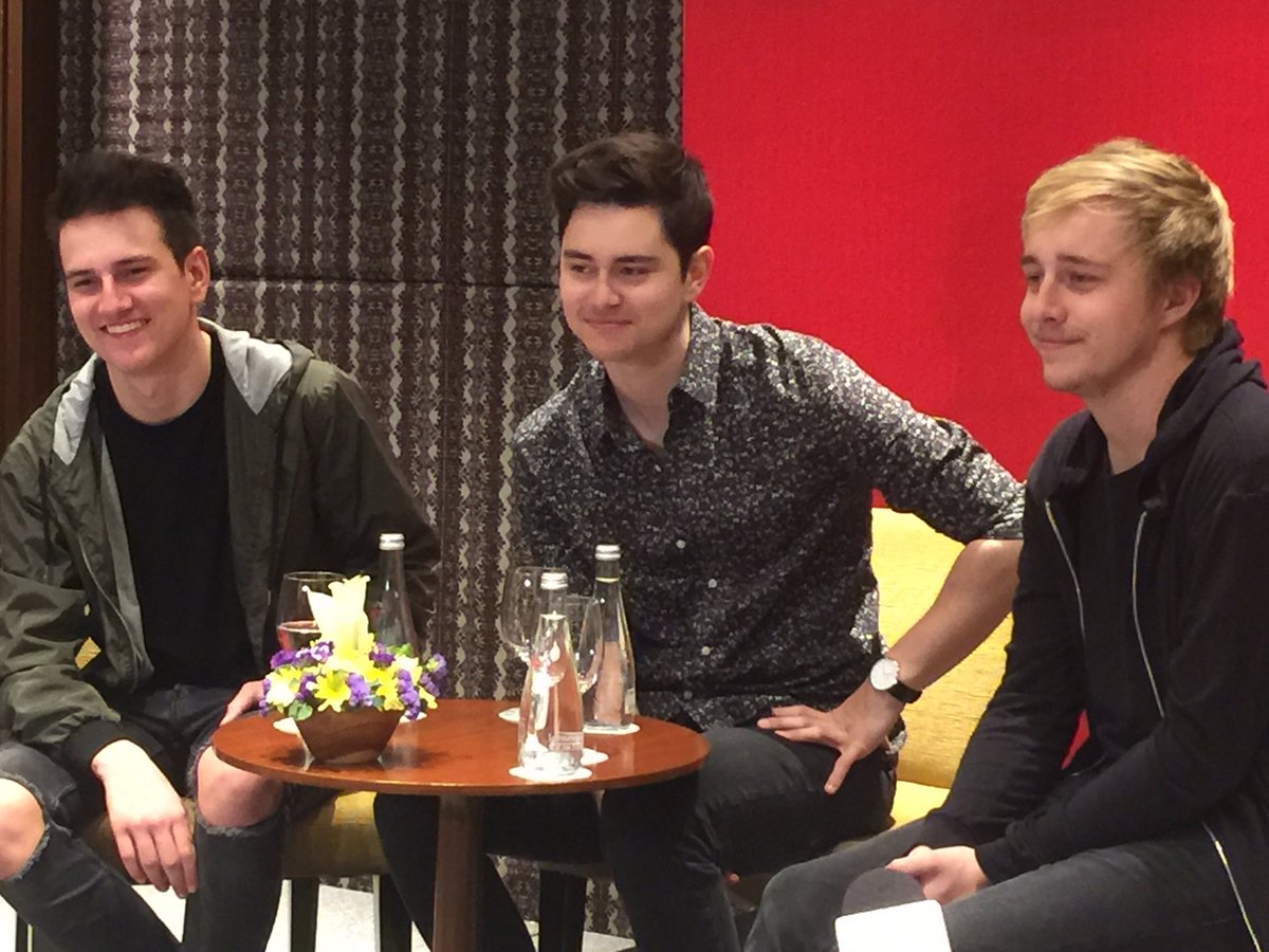 mjfelipe's tweet photo. HAPPENING NOW: Connor, Riley, Toby of American band 'Before You Exit' - "We consider Manila our home!" https://t.co/goRk3UsCZK