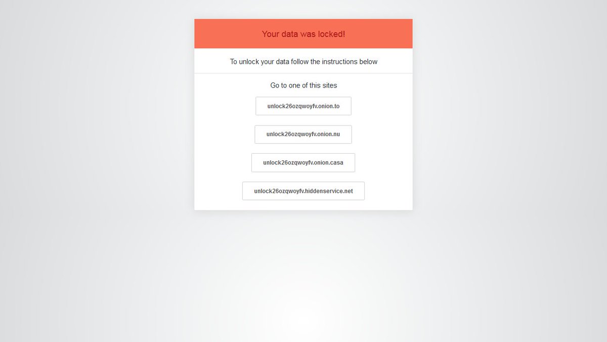malwrhunterteam's tweet photo. Seems there is another new ransomware. 😫
Simple note and site, w/o long explanations.
No way to contact either.
But there's a maths lesson. https://t.co/W1nFl48etd