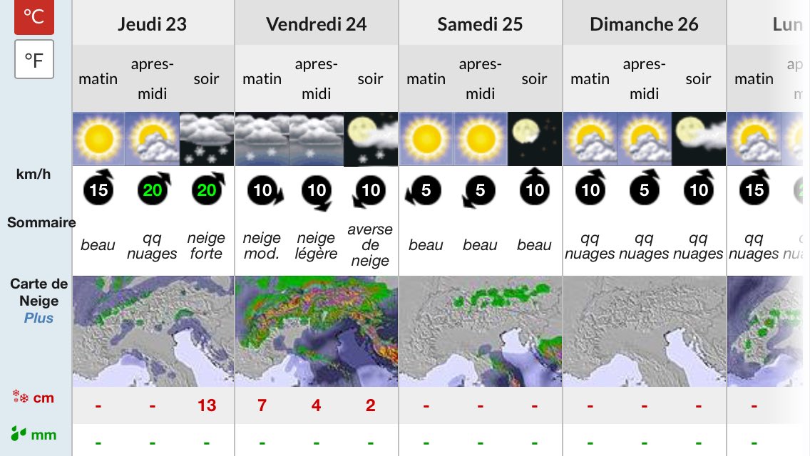 Looks like we're going to get that top up we need! Looking forward to some more #powder days! #snowonthehorizon #neige #forecast #flexiski