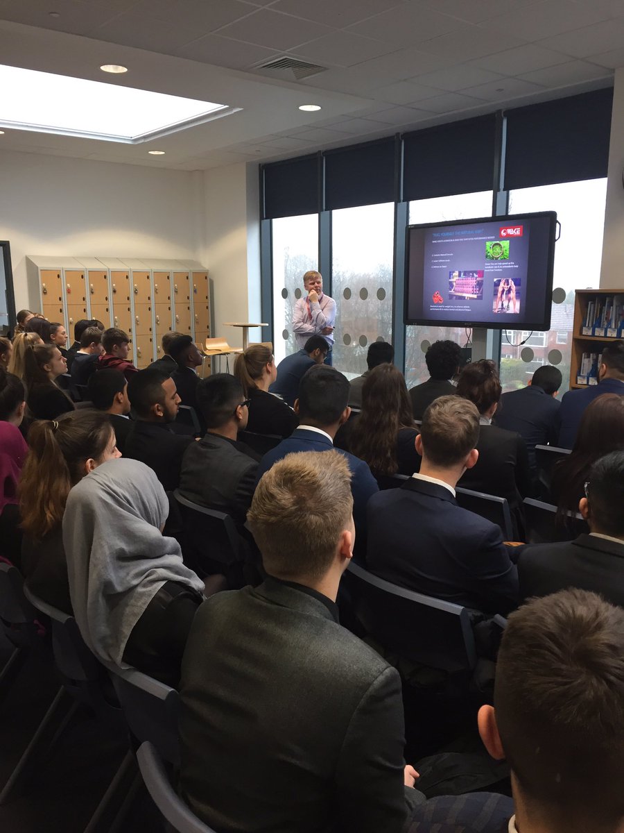 ncs_business1's tweet photo. Thanks so much Alex for the talk. Pupils loved it! @NorthChadderton @WakeDrinks https://t.co/DFgBQSTVFe