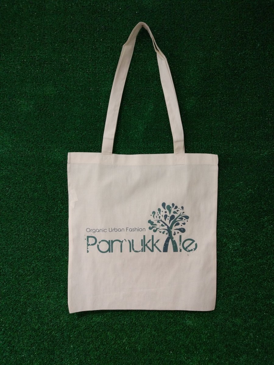 Pamukkaleworld's tweet photo. Logo Pamukkale + Tote bag de algodón orgánico. Tal para cual ;) https://t.co/b2FSbaQfg1