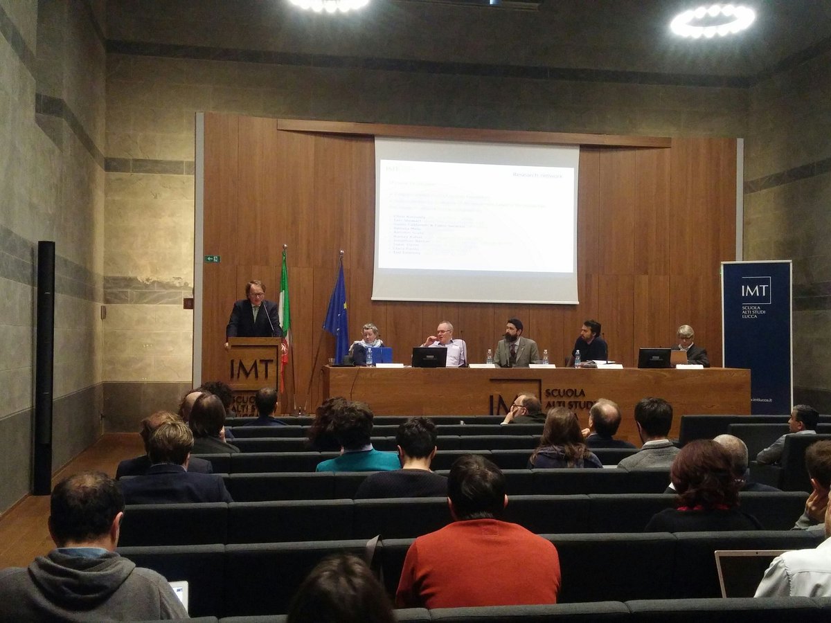 ICSP_2017's tweet photo. IMT director Pietro Pietrini agreetings @ICSP_2017 @CoeGSS @IMTLucca https://t.co/bUeQoOdgqK
