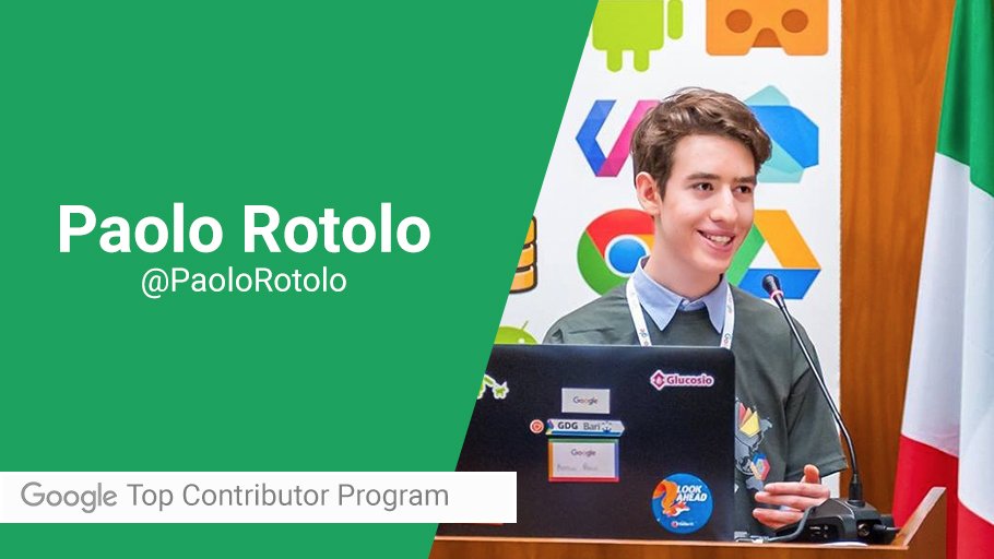 GooglePEProgram's tweet image. Huge congrats to the young Italian @PaoloRotolo for helping his fellow Italians use Google Chrome! Keep it up! 🎉 #tcspotlight