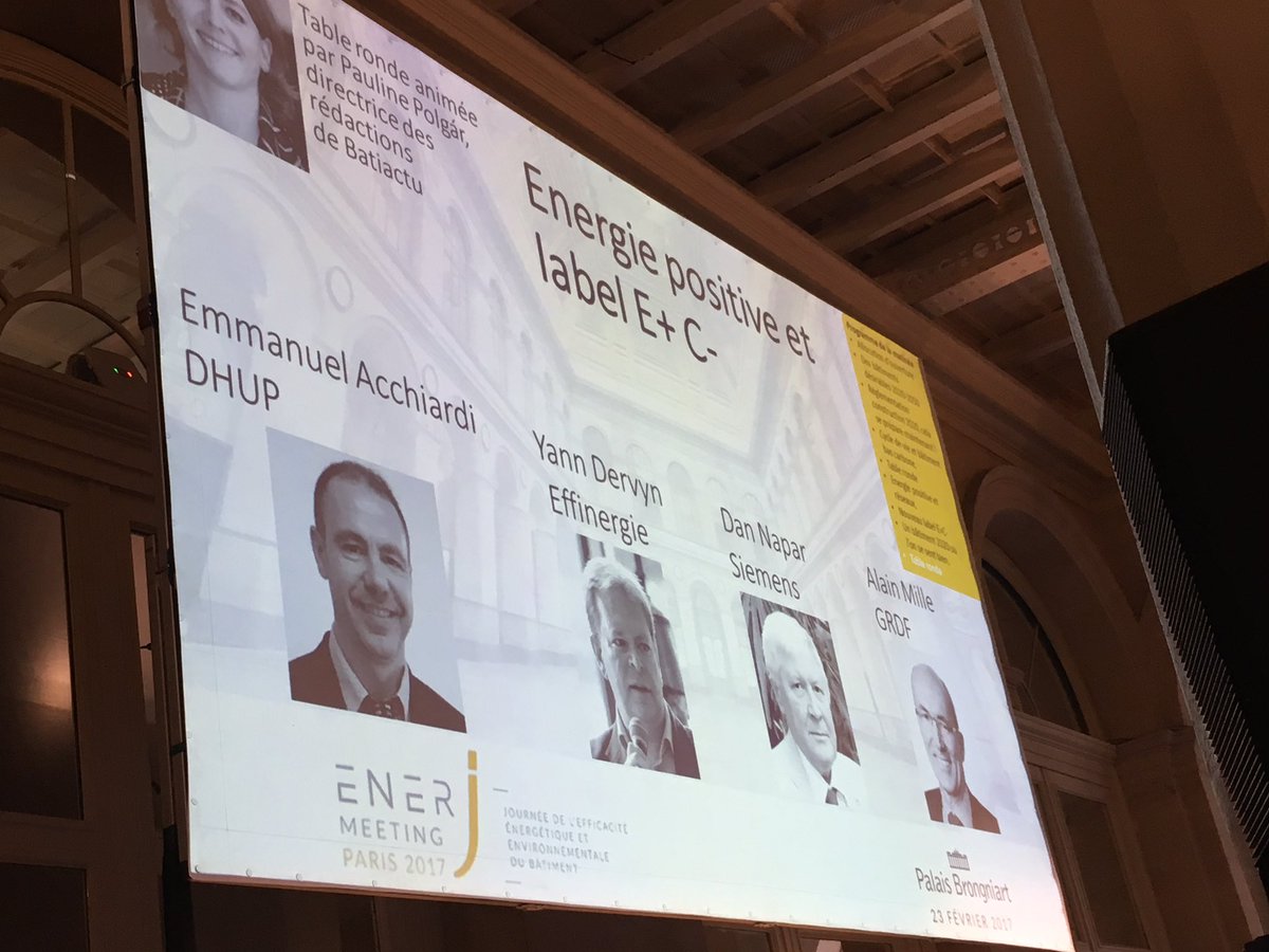 Le #gaz présent dans le #bâtiment à long terme ? Un grand OUI pr A. Mille -> le gaz = #nrj renouvelable produite localement et decarboné