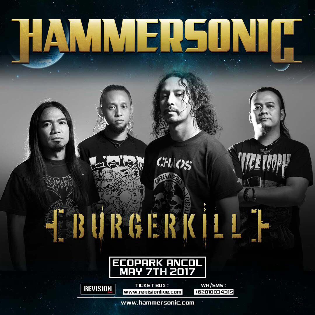 Beyond excited to have the almighty BURGERKILL return to #hammersonic2017. Get your tickets now! More info hammersonic.com #hs2017