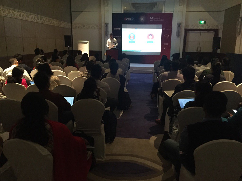 Adobe #RoboHelp 2017 workshop at #tcworldIndia2017 with <a href="/AdobeTCS/">TechComm @ Adobe</a>