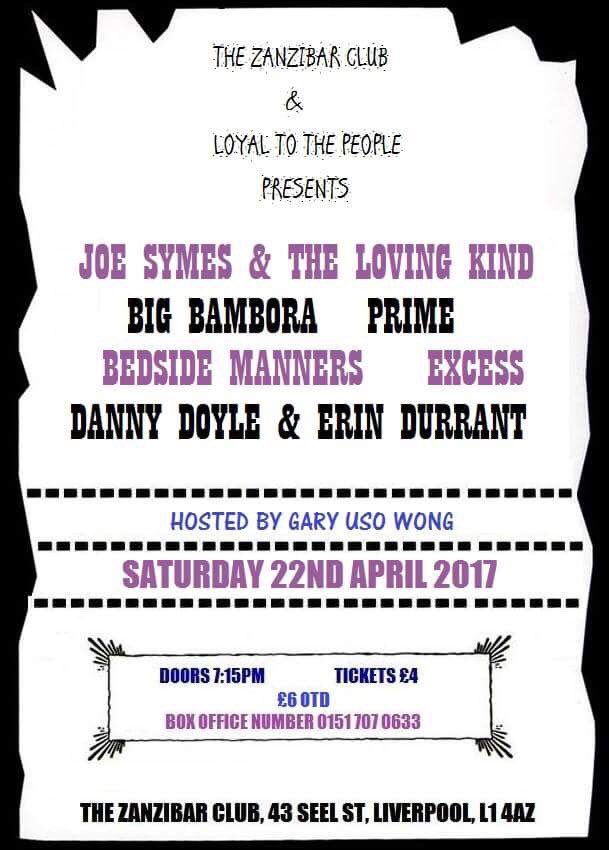 _ExcessBand_'s tweet photo. We're playing the Zanzibar in Liverpool on the 22nd April, tickets are only £4 https://t.co/VIJbeXSq3y