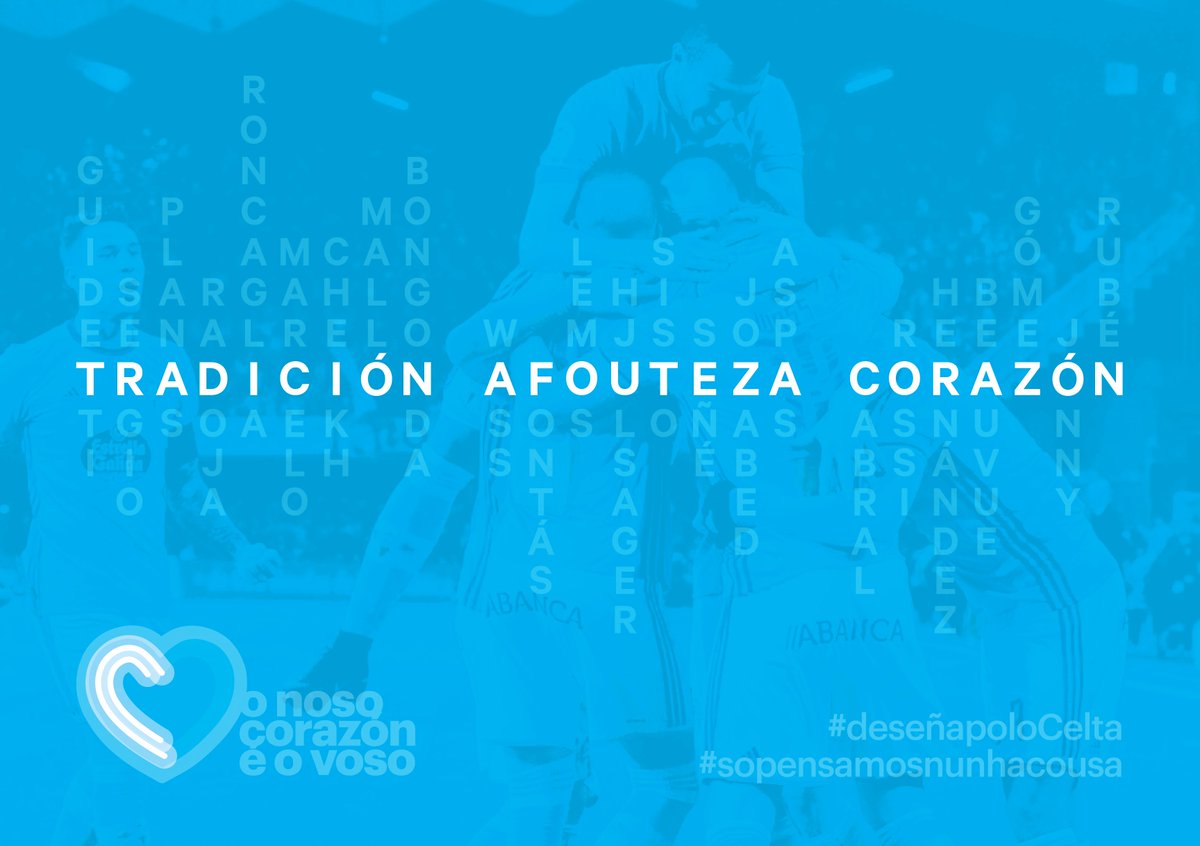 Hoxe o <a href="/RCCelta/">Celta</a> precisa todo o noso alento. Vamos equipo!!!!! #SoPensamosNunhaCousa
#ShakhtarCelta
#DeseñaPoloCelta