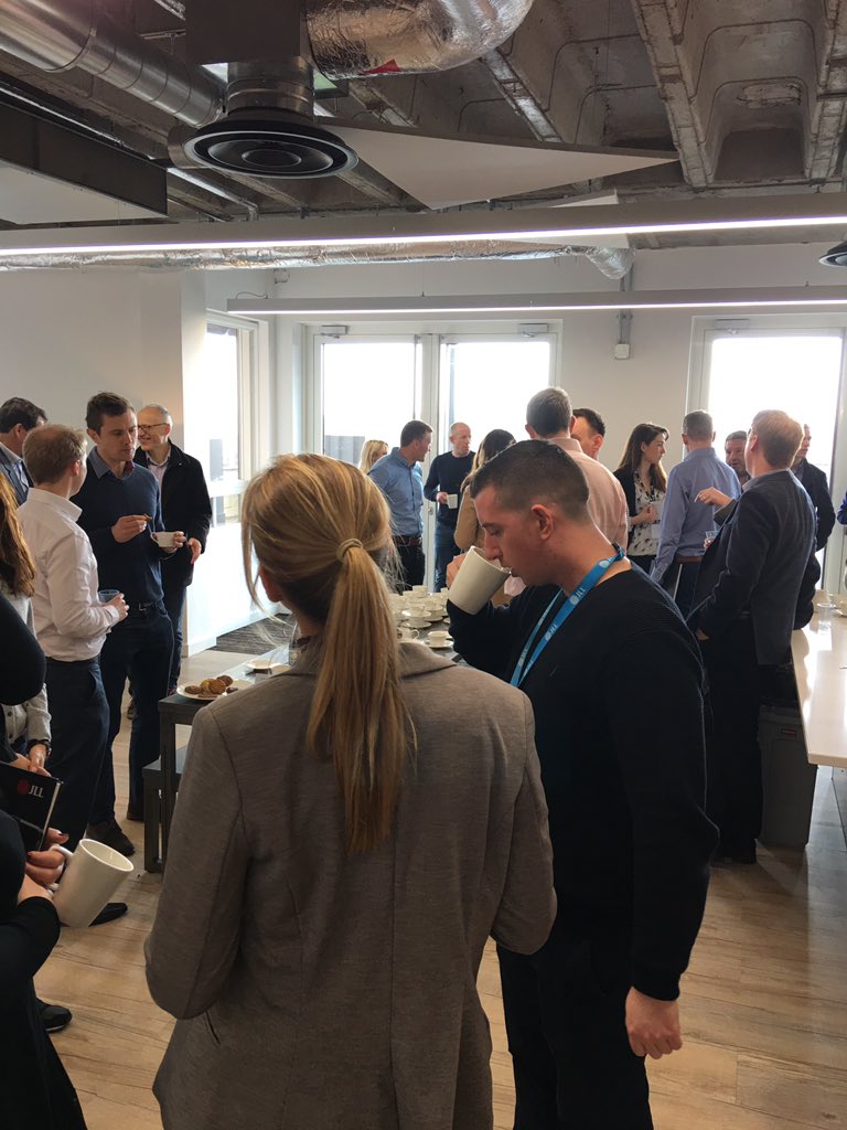 andyhardingJLL's tweet photo. Big day today. Annual @JLLIndustrial &amp; Logistics Conference in our new Bristol office. All 62 agents and marketeers #AchieveAmbitions https://t.co/T4me7QdMfm