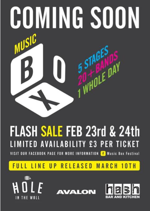 FLASH SALE - LIMITED NUMBER OF TICKETS for the low price of £3. Available today/tomorrow: skiddle.com/e/12928715