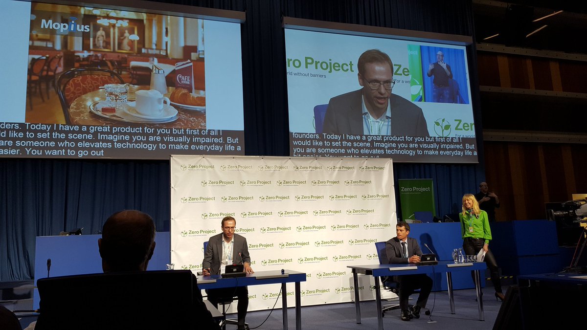 The next couple of days we're attending the Zero Project Conference in Vienna and presenting our product MenuSpeak #ZeroCon17 #mepp