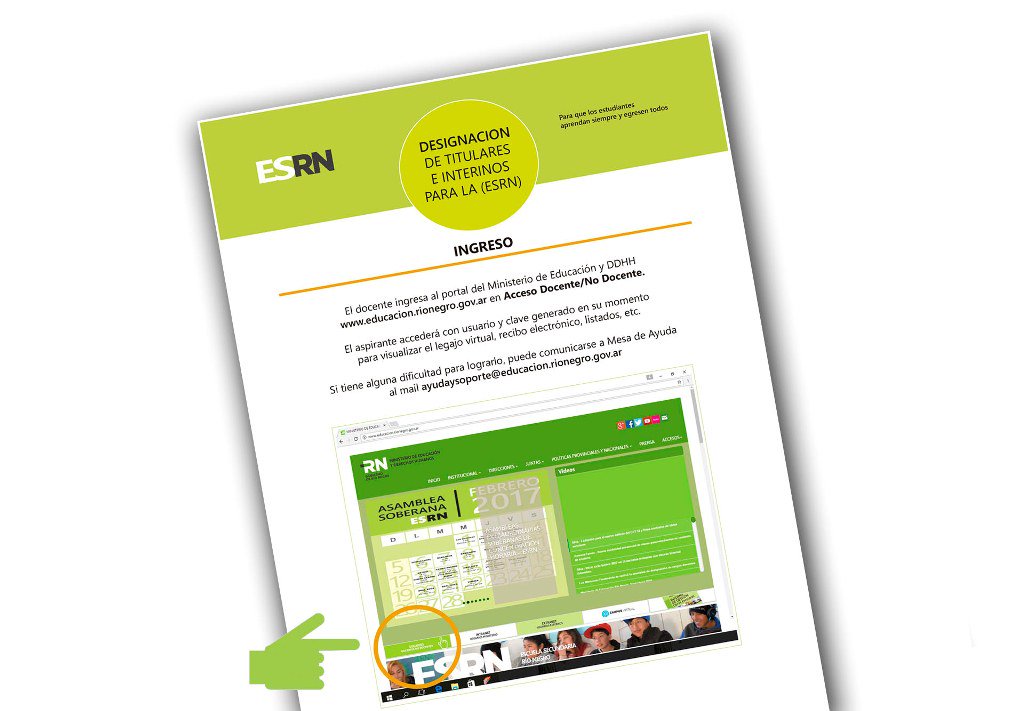 rionegrogob's tweet image. Que ningún docente quede afuera: @MinEduRN diseñó sistema de inscripción virtual para reubicar sus horas en la ESRN bit.ly/2lc35fG