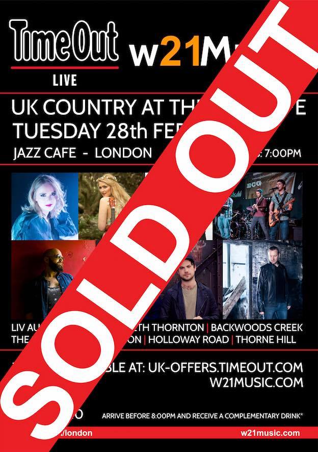 RayJonesLondon's tweet photo. #TimeOutLive and @W21Music present UK Country @TheJazzCafe
Tuesday Feb 28
#Soldout https://t.co/2LmJtHAWRE