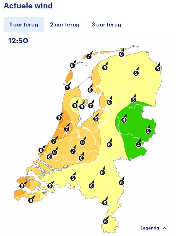 Windkracht 9 in IJmuiden, oftewel stormkracht! Volg meer over de storm via: buienradar.nl/nederland/weer…