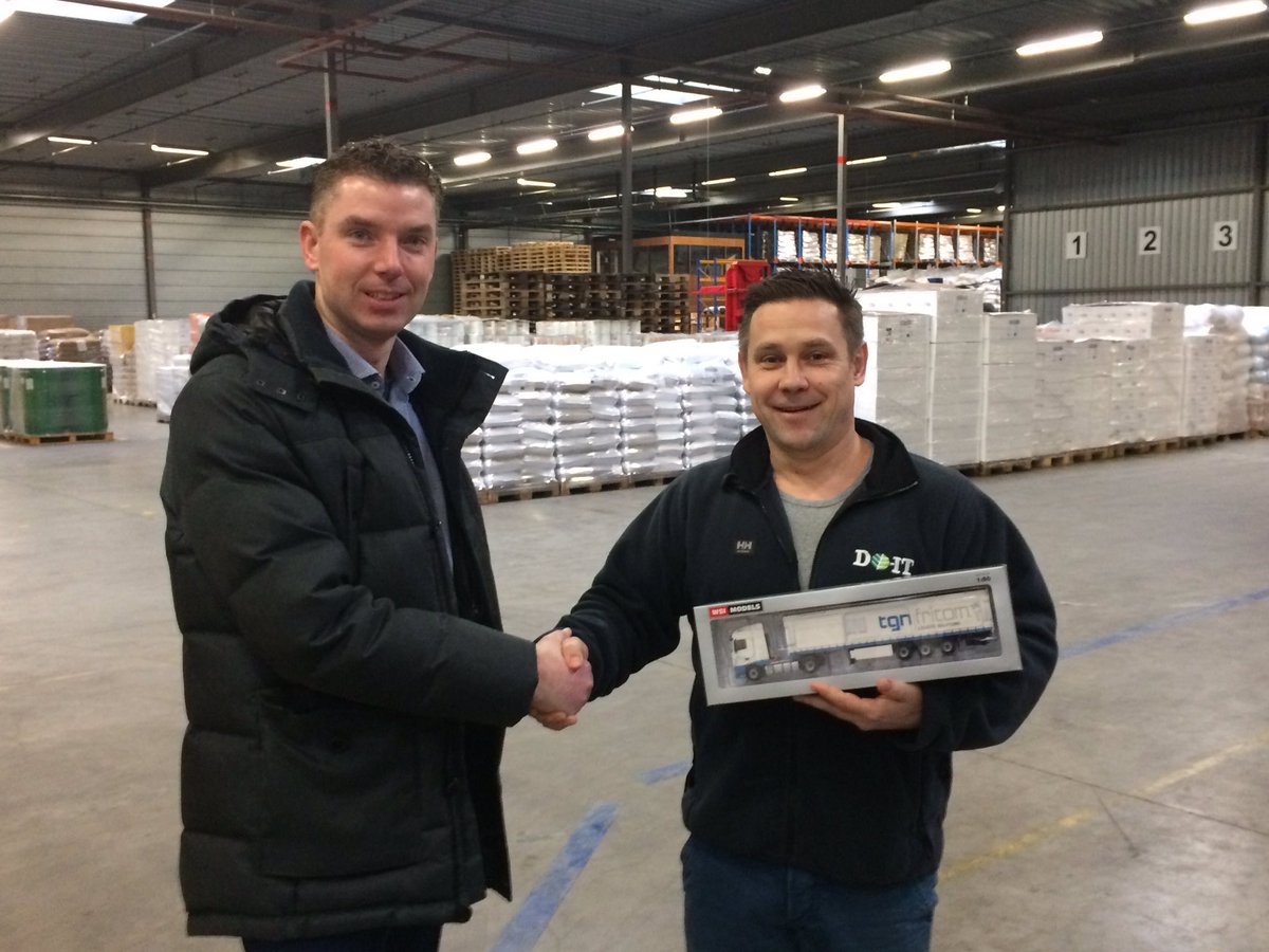 Winnaar verloting schaalmodel vrachtwagen is: DO-IT Barneveld. #klanttevredenheidsonderzoek  #tgnfritom