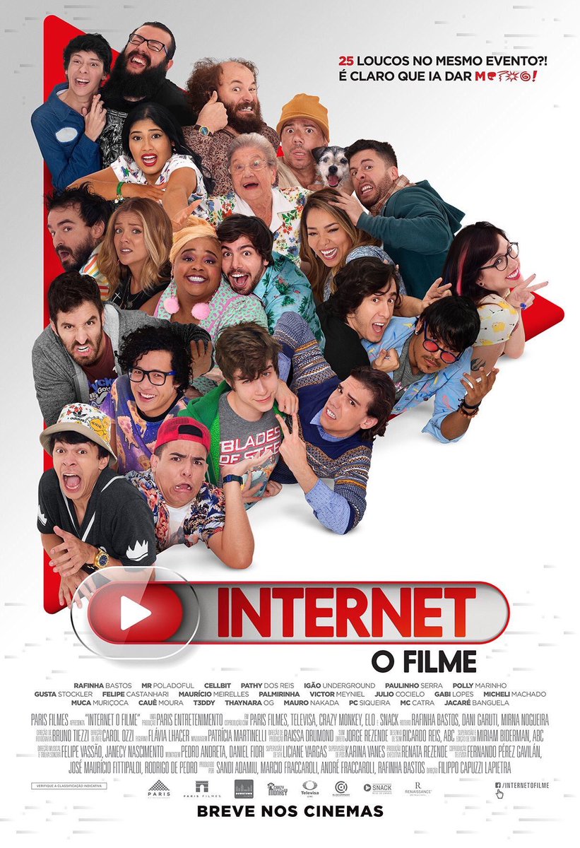 InternetOFilme_'s tweet photo. INTERNET O FILME ESTREIA HOJE, CONFERE PRODUÇÃO? #InternetOFilme https://t.co/Mt69Kl87kV