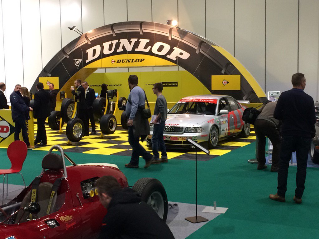 DunlopMSport's tweet image. #hmi17 is now open @ExCeLLondon Let&apos;s get the #Motorsport season started