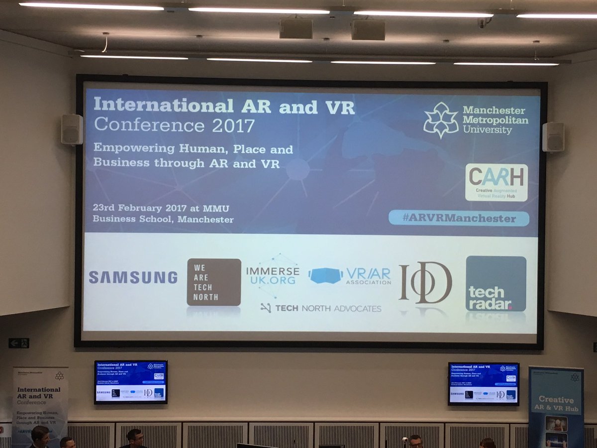 TechNorthAdv's tweet image. We're @CreativeARVRhub today @mmu_business #ARVRManchester