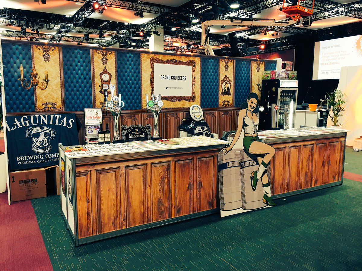 The stage is set... RT picture and wel pick a winner @ random for some free pints tonight. #grandcrubeers