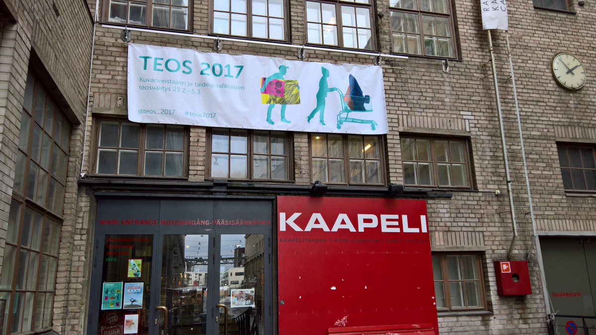 Maxiimi's tweet photo. #teos2017 taidevälitysnäyttely avattu #kaapelitehdas #taide #konst #art https://t.co/NcXypDtSrB