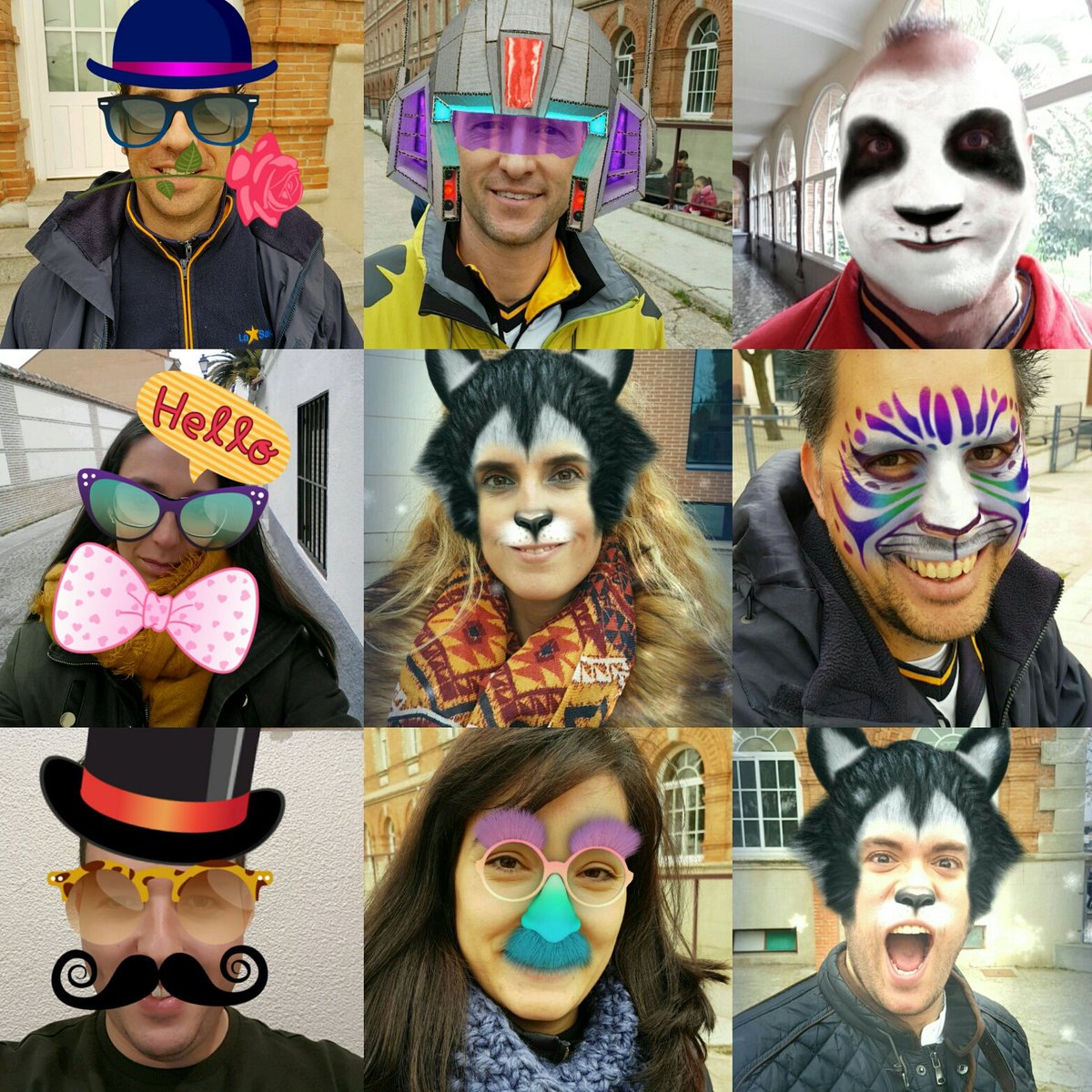 lasallegrinon's tweet photo. Estamos preparando el carnaval con mucha ilusión y tenemos ganas de pasarlo muuuy bien. ¡Os esperamos! Si reconoces a los 9 profes, RT👍😉 https://t.co/On0CglKbl0