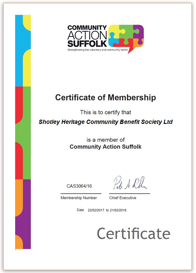 cusally's tweet photo. now that looks nice, #ShotleyPier membership certificate of #CASuffolk looking forward to enjoying the benefits of membership https://t.co/ICNmTFAATr