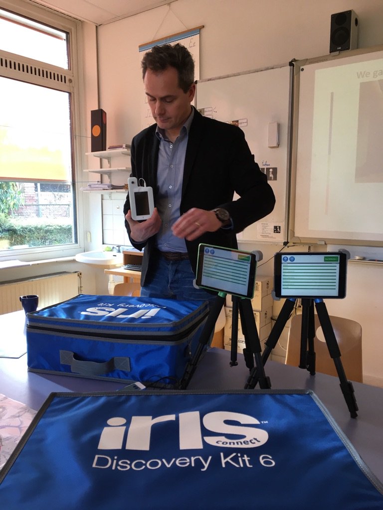 Vandaag een activerende teamtraining van <a href="/BerendKerkhoff/">Beer</a> met IRIS Connect. #professionalisering