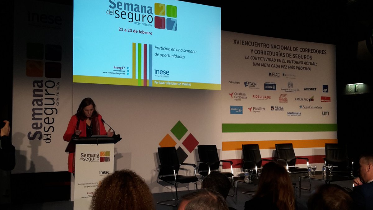 @FlaviaRodriguezPonga se despide del sector en la #SSEG17. Mañana cesa de su cargo a petición propia. Nuestro deseo de lo mejor de futuro.