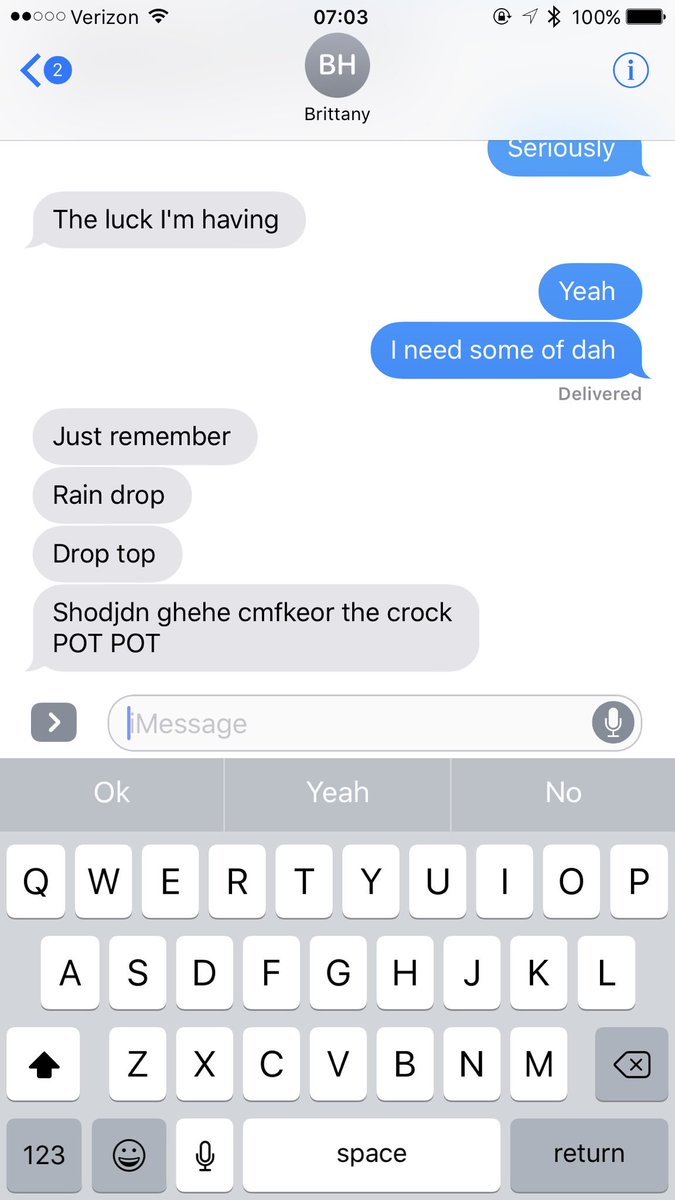 Jennarott's tweet image. Nothing like pre test encouragement from tha 1 n only @brittany_holdz