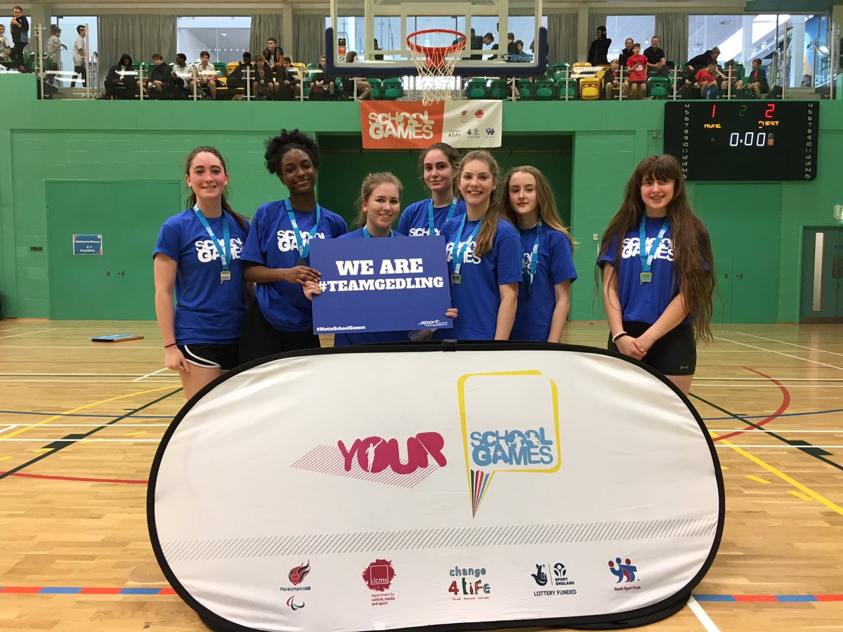 #NottsSchoolGames
Year 10/11 Girls Basketball 
2nd 🥈 Christ the King Academy
#TeamGedling