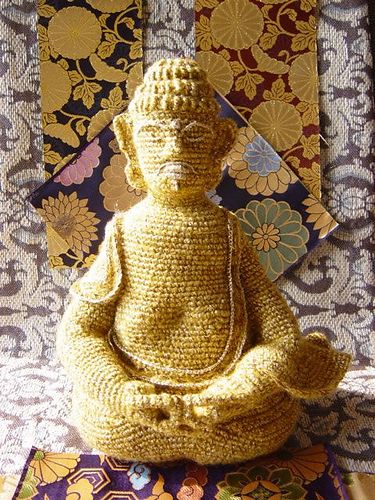 Buddha Crocheted by 203gow bit.ly/2movZtd #waybackhack #handmade #buddha #crochet