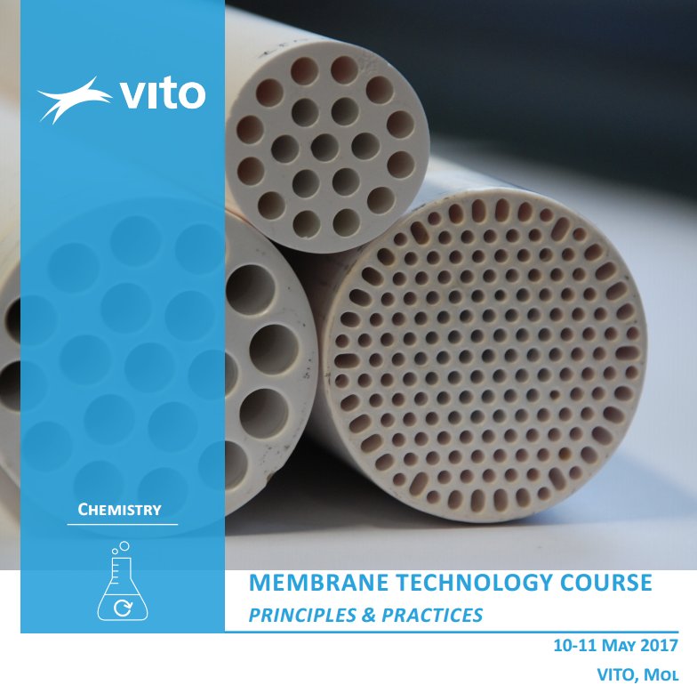 VITObelgium's tweet photo. Sign up for our #Membrane Technology Course, 10-11 May in Mol > https://t.co/AytWuRJEZe https://t.co/K83QXxCZb3