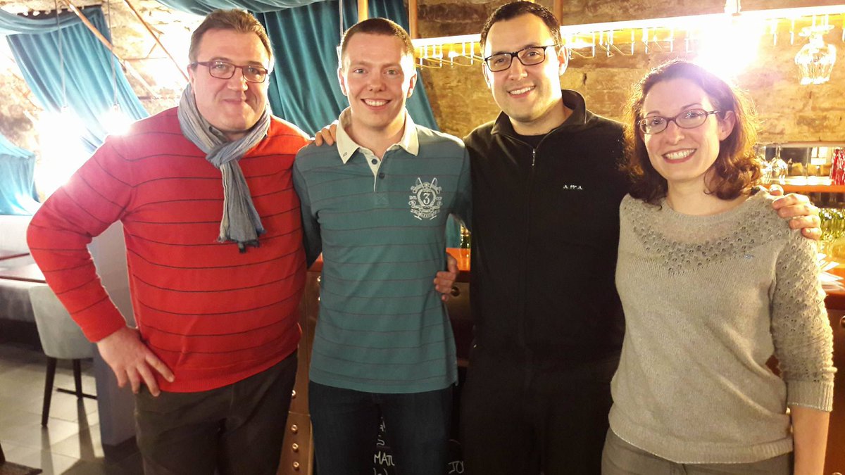 Séquence émotion hier pendant l'AG. 🎖️ Intronisation de 🌟Philippe🌟 ici, tout sourire avec son parrain Rémi, France &amp;Didier <a href="/JCE_France/">jce_france</a>