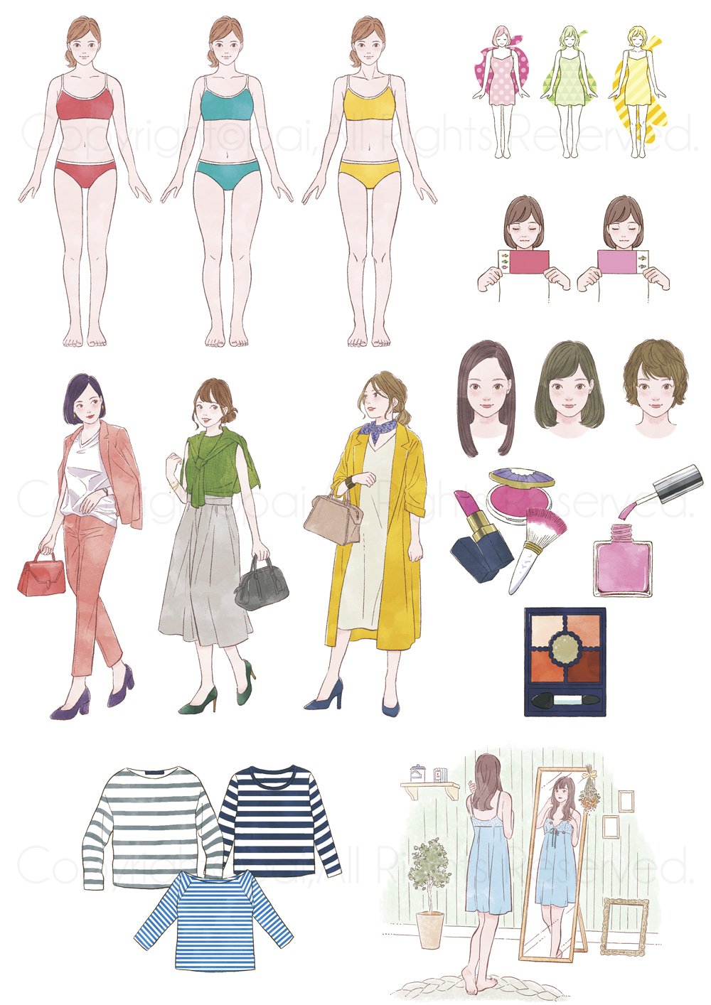 𝕡𝕒𝕚 Auf Twitter お仕事 先日発売の小島葉子さん著 あなたの好きな服が 似合う服になる の挿絵を担当させて頂きました 自分の骨格タイプや肌の色からそれぞれ似合う着こなしを紹介 骨格別に似合う定番アイテムなど 知っておけばこれから服選びに迷わない