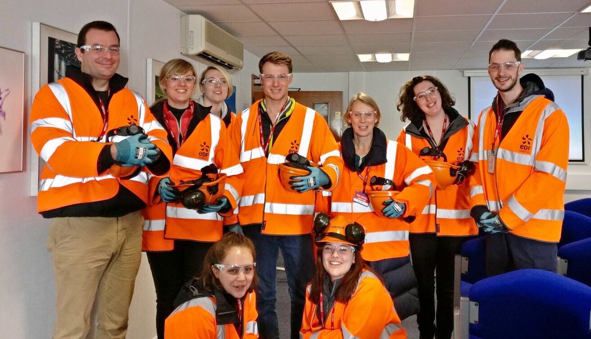 PHMBSc's tweet photo. Great morning at #Dungeness B nuclear power station! Learnt a lot about the safety management culture at @edfenergy. ⚡️🔬🏭 https://t.co/asrxejKiKU