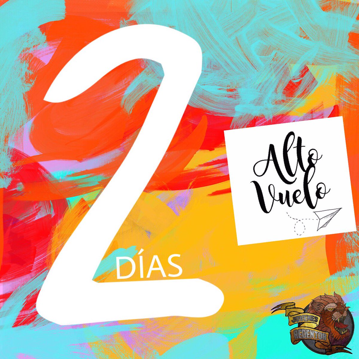 JovenesRedentor's tweet photo. Estamos entrando a un nuevo tiempo y se siente! #2Dias #AltoVuelo #LaIglesiaDeLaCalle 
NO TODO ESTÁ VISTO! https://t.co/BLjPYPxHM9